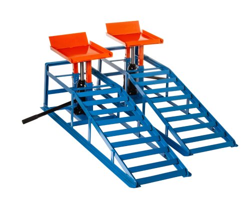 Rampy najazdowe z podnosnikiem cata