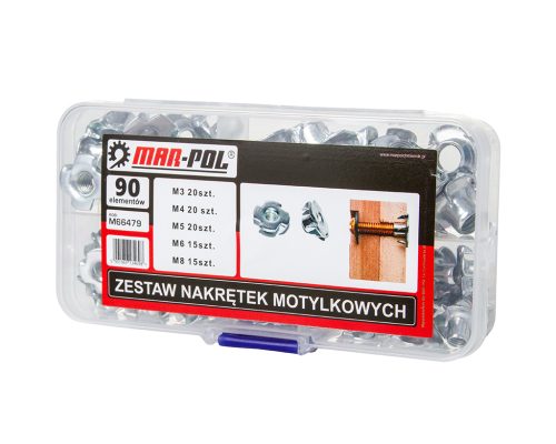 Zestaw nakretek pazurkowych 90ele