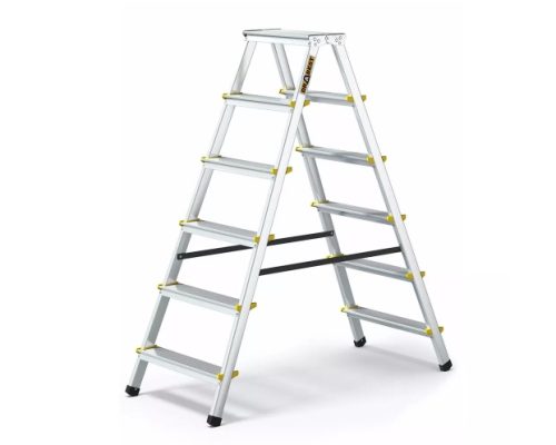Aluminijske duple ljestve 2x6, 150 kg nosivost