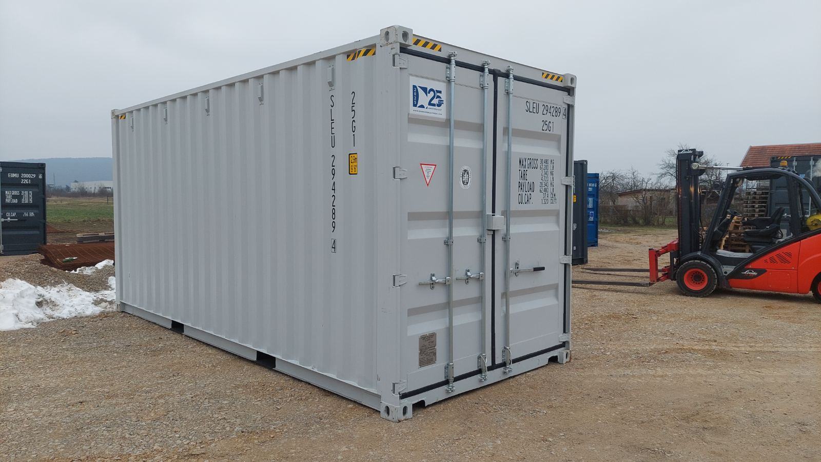 Kontejner 20 stopni high cube 6m 2.9m visina dostava slika