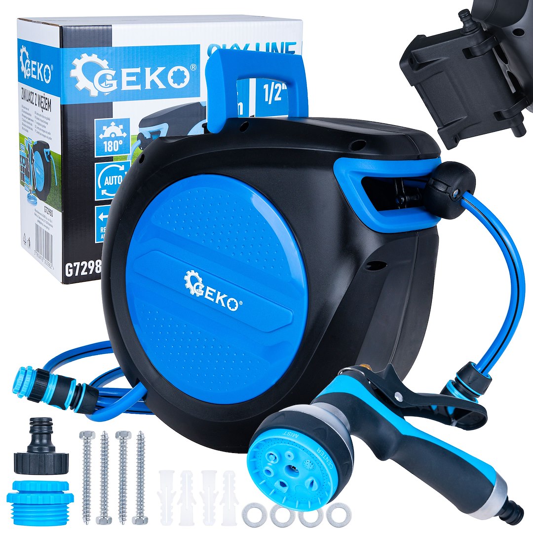 Crijevo za vodu na kolutu Geko 20m 1/2"