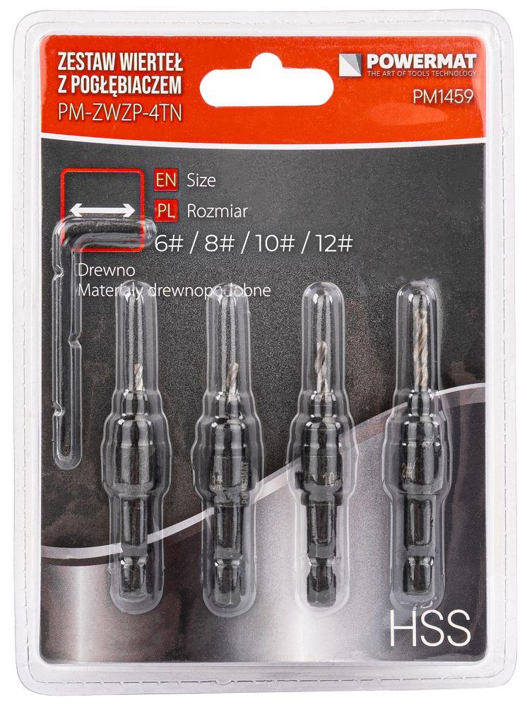 Set svrdala za drvo 6-16mm (5 kom)