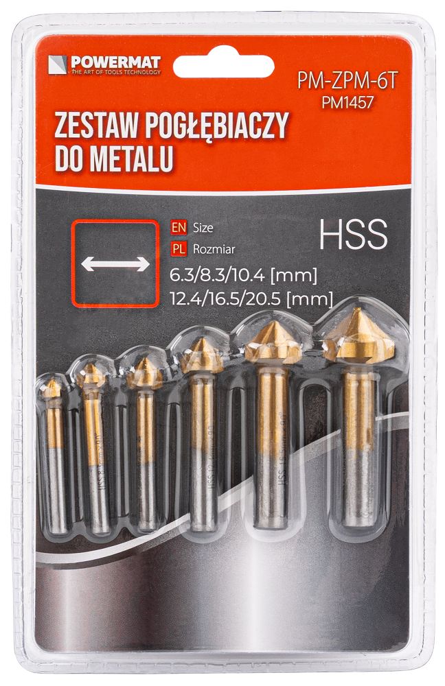 Set svrdala glodala 6,3-20,5mm