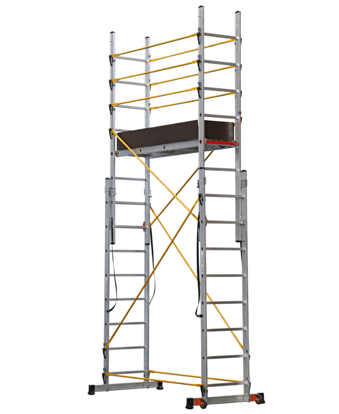 Aluminijska pokretna skela PL003 45x155 cm 4,60 m
