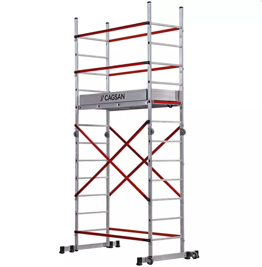 Aluminijska pokretna skela STELLA - 60x155 cm 4,11 m